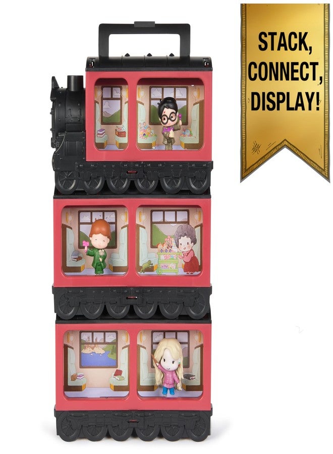 Wizarding World Harry Potter, Micro Magical Moments Hogwarts Express Collectibles Display & Carrying Case with 3 Figures, Gifts & Stocking Stuffers for Kids - Image 2